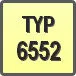 Piktogram - Typ: 6552